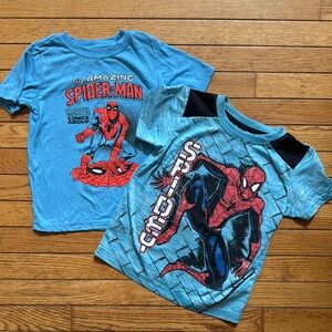 Marvel Spider-Man Blue Kids Tees, 5T, Like New